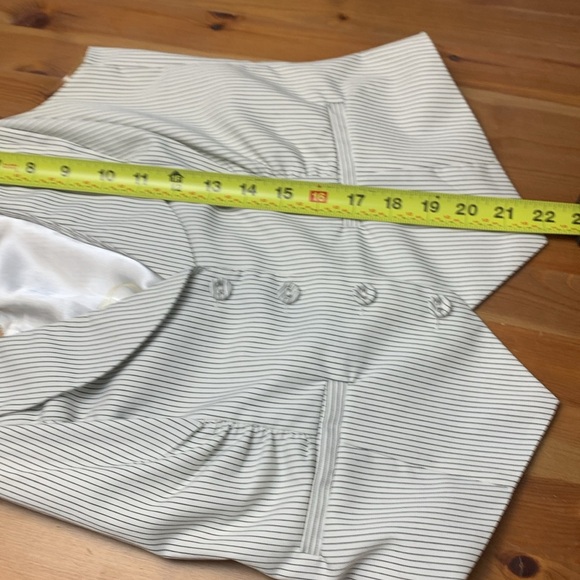 Charlotte Russe Formal Vest, Ruching, Button Up - Picture 14 of 15